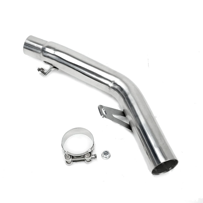 Seguler 2011-2017 Suzuki GSXR 600 750 M4 Stainless Mid Pipe Race Exhaust Link Pipe DeCat