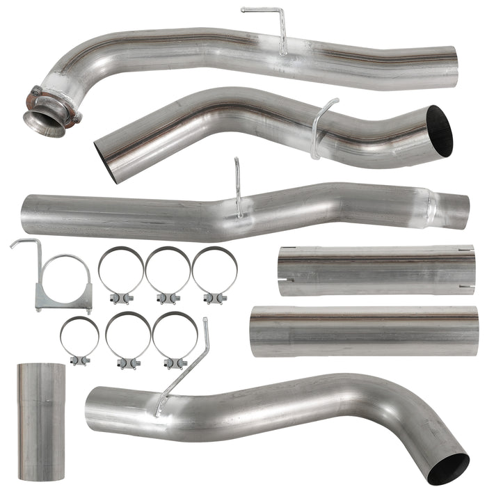 Seguler 5” Downpipe Back DPF Delete Race Pipe for 2015.5-2016 6.6L GM Duramax LML