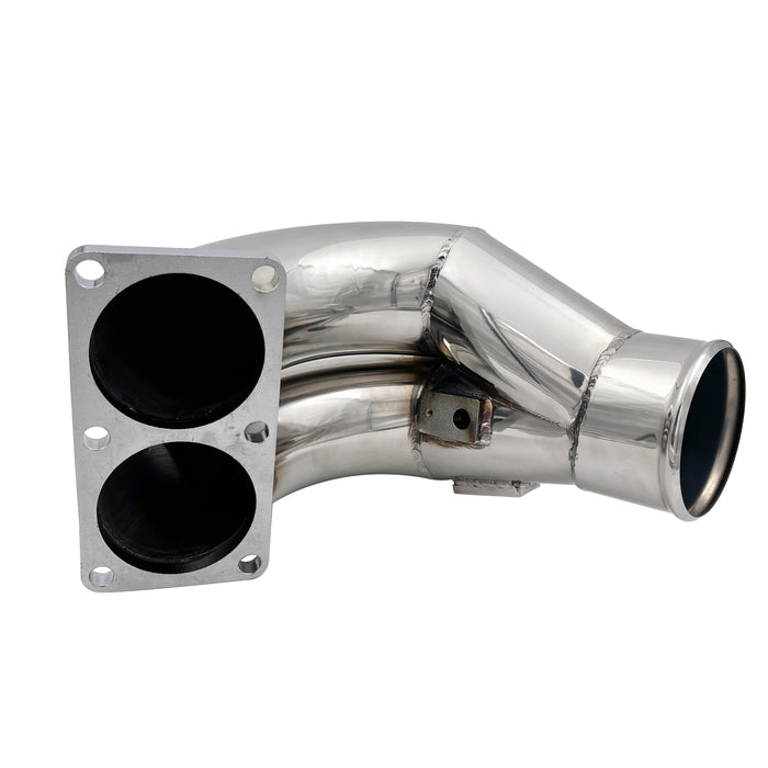 Seguler 2010-2014 6.7L Dodge Ram Cummins 3.5" High Flow Intake Manifold Elbow Horn Tube/EGR Throttle Cooler Valve