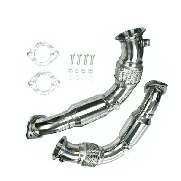 Seguler 2008-2014 BMW X6/X5 550I 650I 750I B7 N63B44 4.4L V8 Twin Turbo Catless Downpipe Exhaust