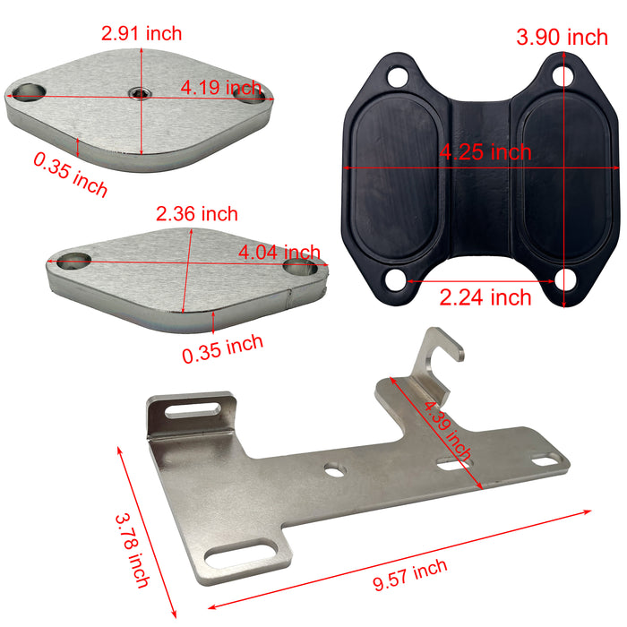 Seguler 2013-2014 6.7L Cummins Dodge Ram Cab & Chassis Throttle Valve Cooler Diesel & EGR Valve Delete Kit