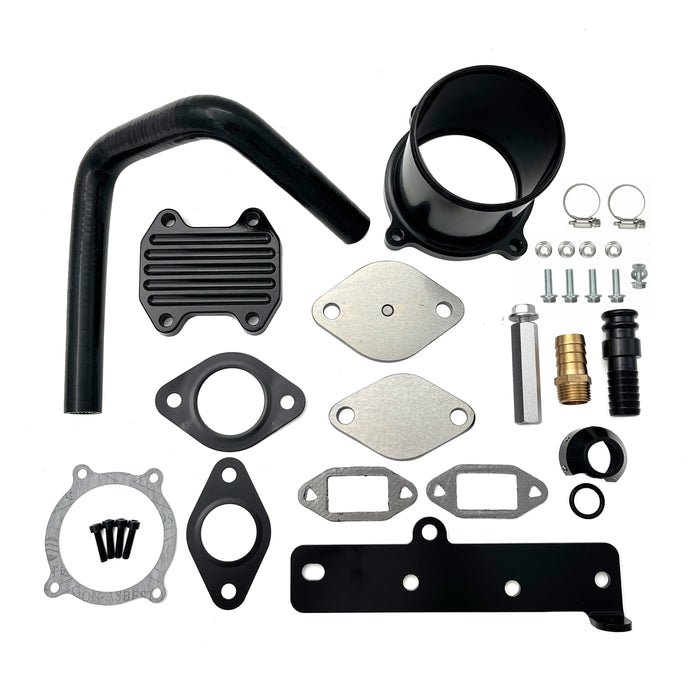 Seguler 2013-2018 6.7L Dodge Ram Cummins 4'' Diesel Tube Pipe Exhaust & Cooler Throttle EGR Valve Delete