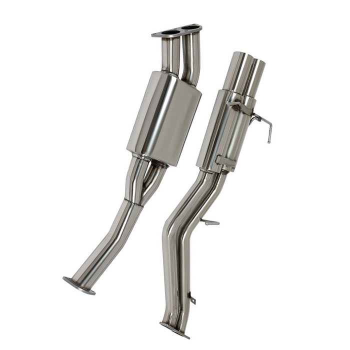 Seguler 1995-1998 Nissan 240SX 2.4L Dual 3.5" Tip Catback Exhaust Muffler Pipe System