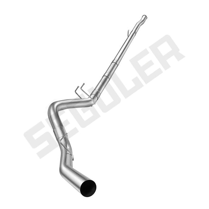 Seguler 2011-2022 6.7L Ford 4″ Powerstroke Down-pipe Back DPF Delete Race Pipe(No muffler)