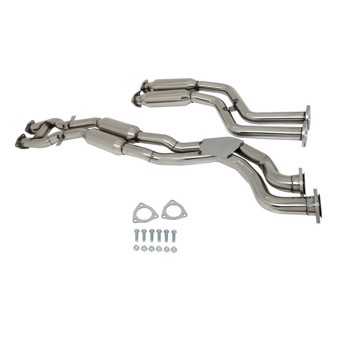 Seguler 1999 2001 2003-2006 BMW M3 3.2L Catback Exhaust System Down Pipe Rounded Front Pipe Muffler Generic