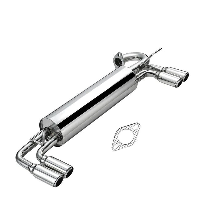 Seguler 1985-1989 Toyota MR2 w/ Quad W10 SW 4A-GE 2 Inch Dual Muffler Tip Axle Back Catback Exhaust