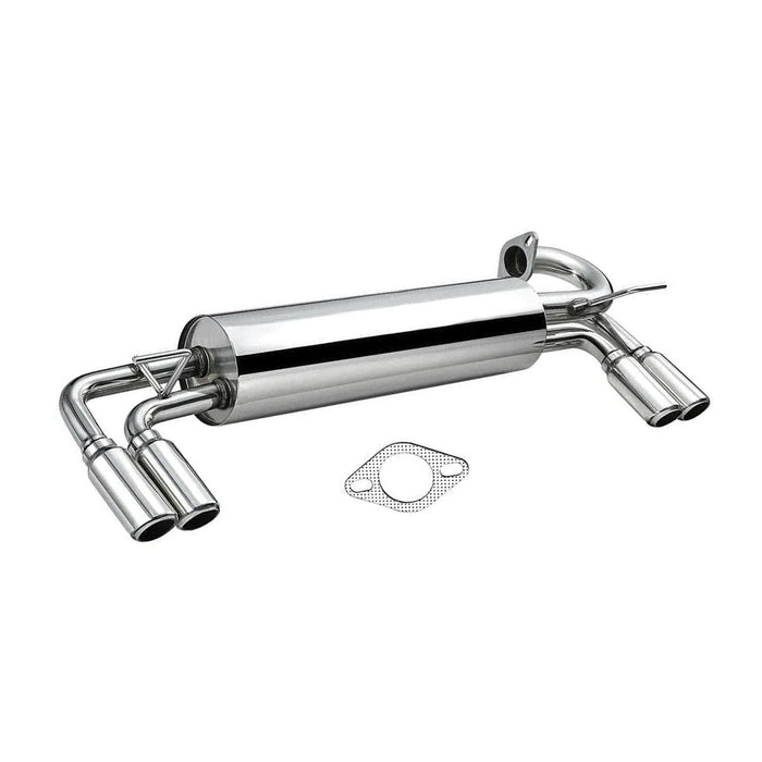 Seguler 1985-1989 Toyota MR2 w/ Quad W10 SW 4A-GE 2 Inch Dual Muffler Tip Axle Back Catback Exhaust