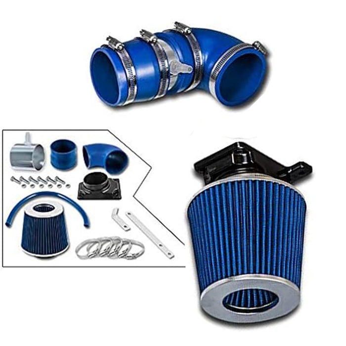 Seguler 2002-2007 2.0L Mitsubishi Lancer L4 Air Intake Kit System + Bcp Rw Blue Filter