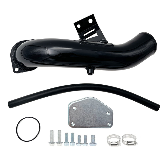 Seguler 2004-2005 6.6L Chevy GMC Silverado LLY Duramax Turbo Piping CCV PCV Reroute & EGR valve Delete Kit