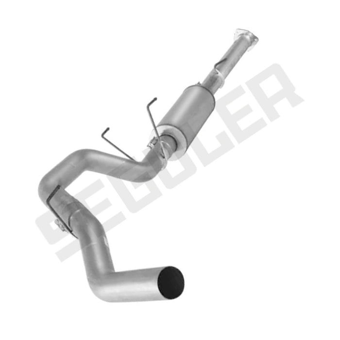 Seguler 2013-2018 6.7L Dodge Ram Cummins 4" Downpipe back Exhaust  DPF Delete Pipe (With Muffler)