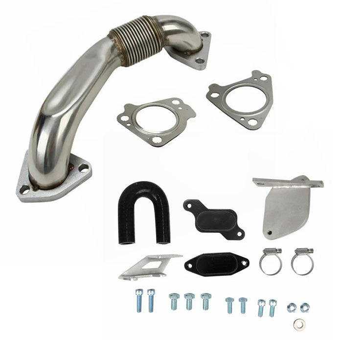 Seguler 2007.5-2010 6.6L Chevy GMC LMM Duramax Passenger Up Pipe & EGR Valve Cooler Delete Kit