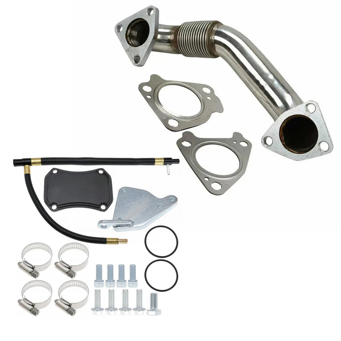 Seguler 2011-2016 6.6L GMC Chevy Duramax Diesel LML Up-Pipe & EGR Valve Cooler Delete Kit