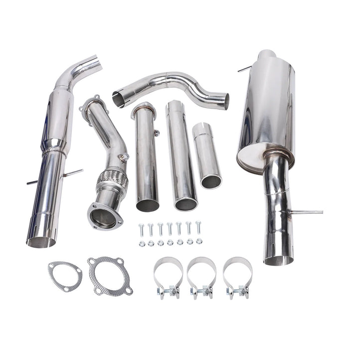 Seguler 2000-2005 Volkswagen Golf & 1999-2005 MK4 Jetta 1.8L Turbo Racing 3" Muffler Tip & Pipe Catback Exhaust System