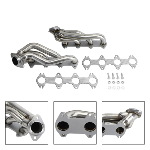 Seguler 2004-2010 5.4L Ford F150 V8 Stainless Exhaust Manifold Shorty Headers Performance Generic