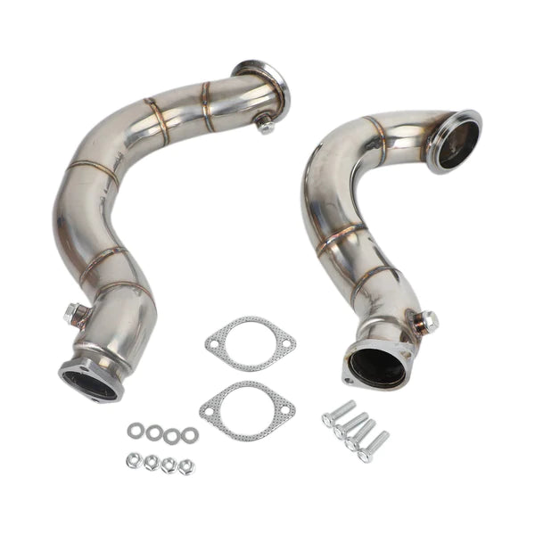 Seguler 2007-2011 BMW N54 335i E90 E92 3 inch Stainless Steel Exhaust Downpipe Pipes compatible Generic