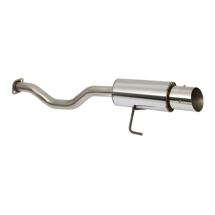 Seguler 1992-2000 1.6L Honda Civic 4 Inch Burnt Rolled Muffler Tip 2.25" Catback Exhaust System