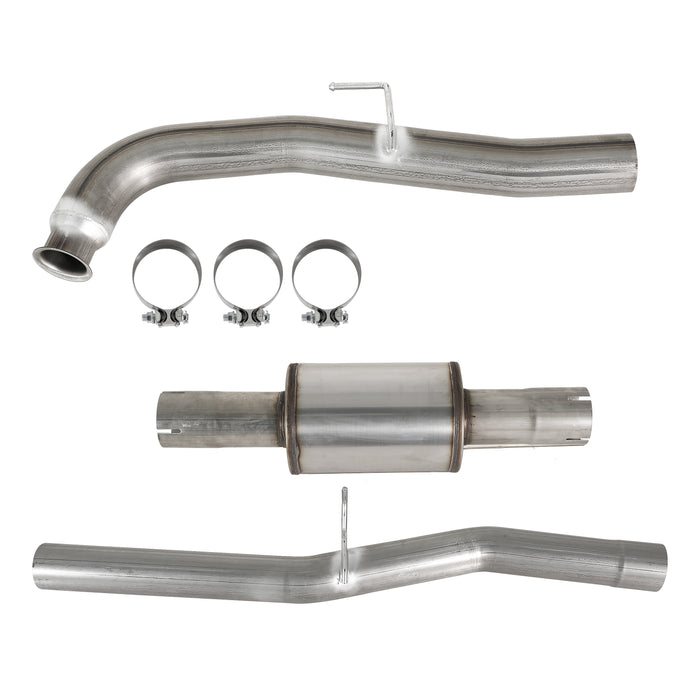 Seguler 2011-2015  Chevy/GMC Duramax 4“ Diesel LML DPF & CAT Delete Pipe (with Muffler)