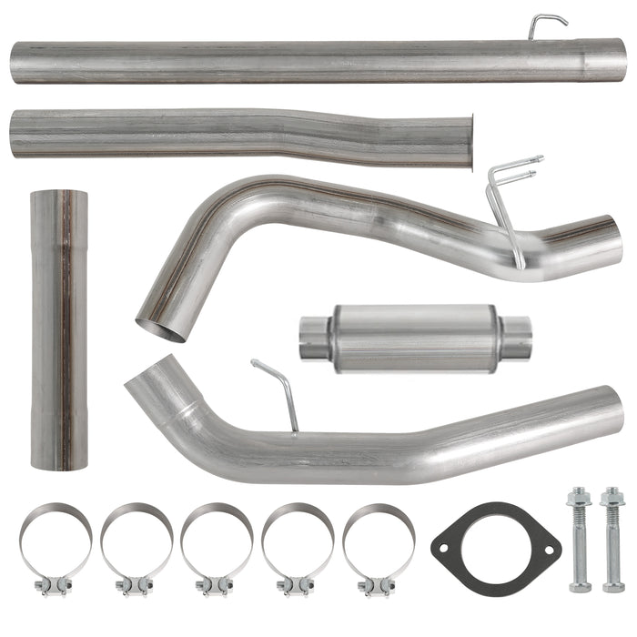 Seguler 2011-2022 6.7L Ford 4" Powerstroke Dp-Back DPF Delete Pipe(With Muffler)