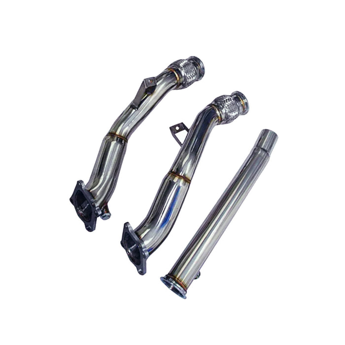 Seguler 1997-2005 K04/RS6 Fits Audi S4 B5 A6/Allroad C5 2.7L Bi Turbo 3"-2.5" Catless Downpipe Exhaust