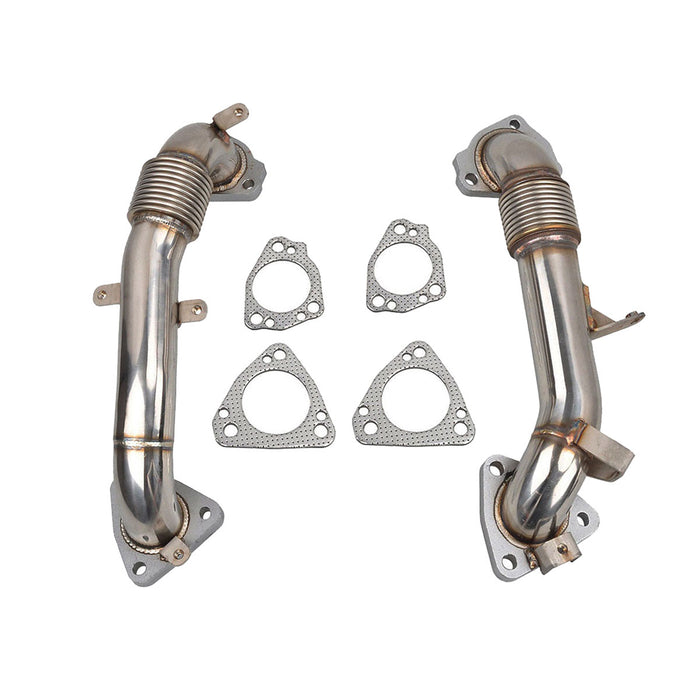 Seguler 2017-2023 6.6L L5P Duramax Sierra/Silverado 2500 3500 3.5" High Flow Exhaust Up Pipes