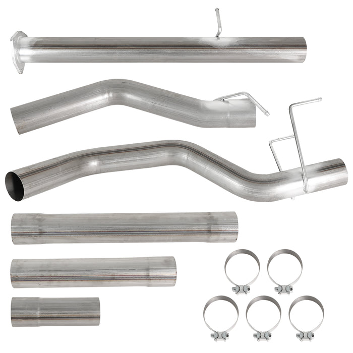 Seguler 2013-2018 6.7L Dodge Ram Cummins 4“ Downpipe back Exhaust  DPF Delete pipe (No Muffler)