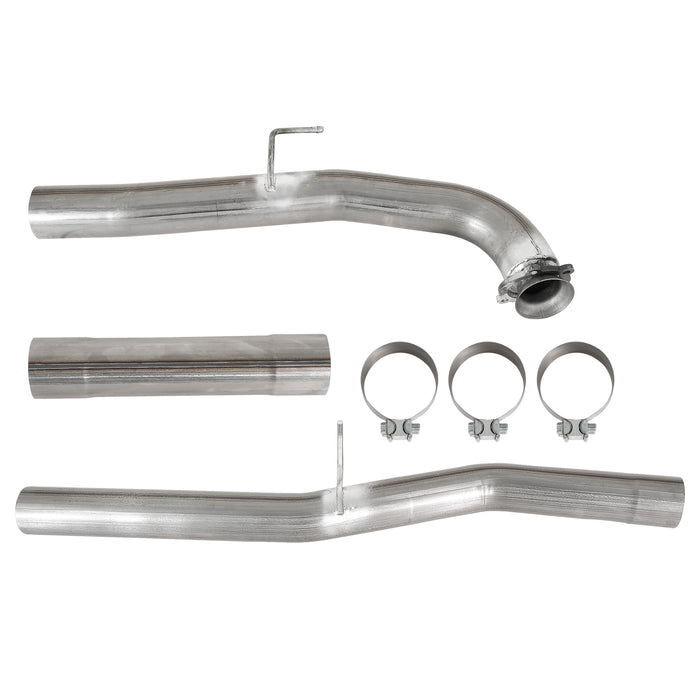 Seguler 2020-2022 6.6L Duramax L5P 4" DPF Delete pipe & 3.5" Downpipe w/EGR Delete kit