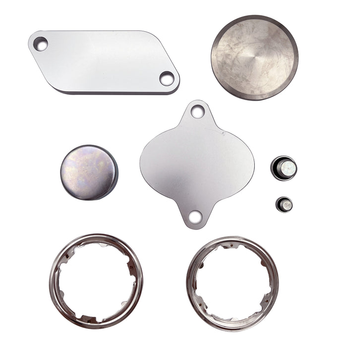 Seguler 2007-2010 Cummins ISX CM871 EGR Plug Kit Stage 2 Plates and Plugs Aluminum