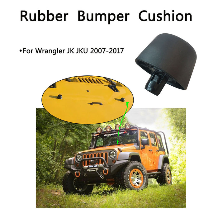 for 2007-2017 Wrangler JK  Hood Stop Support Rubber Hood Bumper Rest Rubber Bumper Cushion