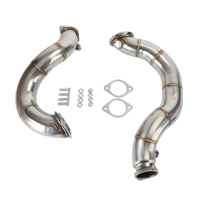 Seguler 2007-2011 BMW N54 335i E90 E92 3 inch Stainless Steel Exhaust Downpipe Pipes compatible Generic
