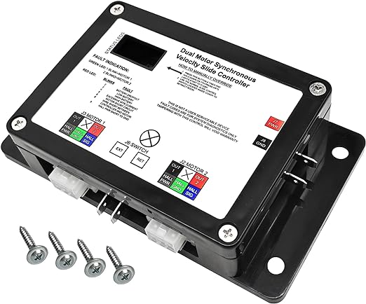 Seguler 13398-DO Dual Synchronous Velocity Slide Controller Assembly for Controller V-Sync II Compatible for in-Wall Slide-Out on RV