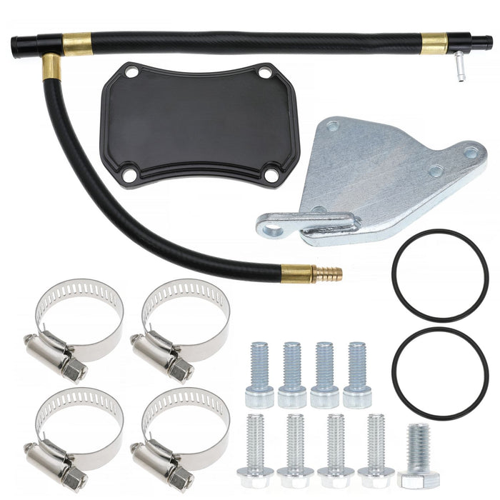 Seguler 4" DPF & CAT DPF/CCV/EGR Delete Kit for 2011-2015 6.6L Chevy/GMC Duramax Diesel LML