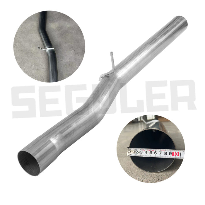 Seguler 2011-2015 6.6L Chevy Silverado GMC Sierra Duramax 4" DPF Delete Pipe & Cooler EGR Valve Delete Kit