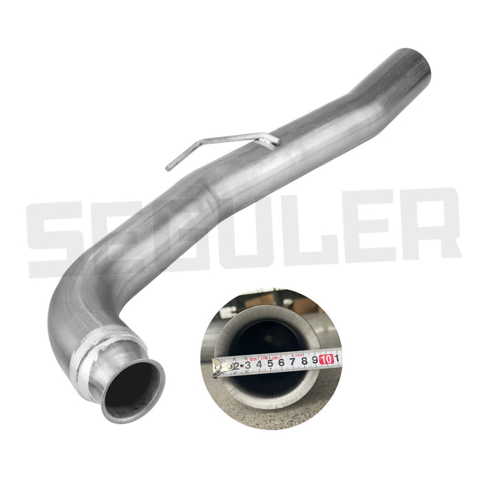 Seguler 2011-2015 6.6L Chevy Silverado GMC Sierra Duramax 4" DPF Delete Pipe & Cooler EGR Valve Delete Kit