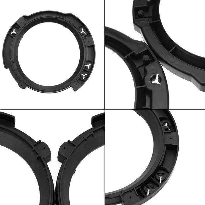 for 2007-2018 Wrangler JK JKU 7 Inch Headlight Mount Retaining Bracket Ring with 3 Plastic Studs