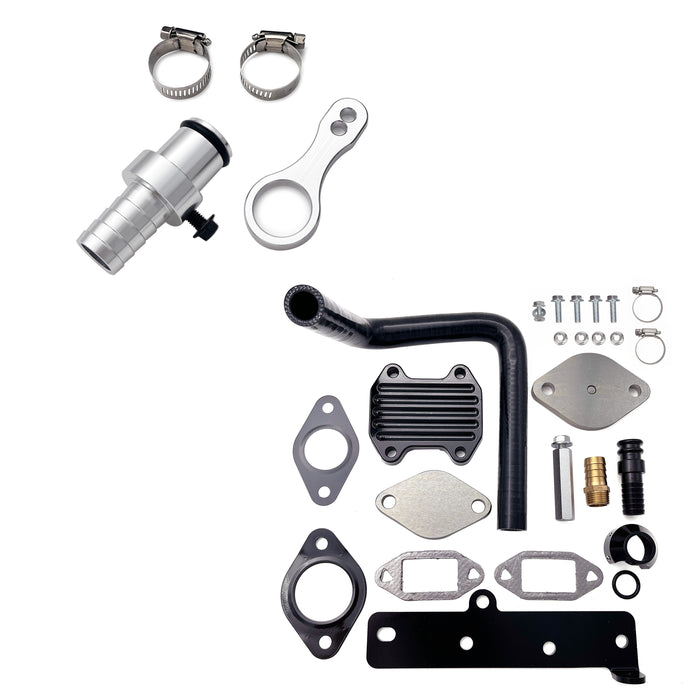 Seguler 2013-2018 6.7L Ram Cummins Bypass Hose Barb & EGR Cooler Throttle Delete Kit