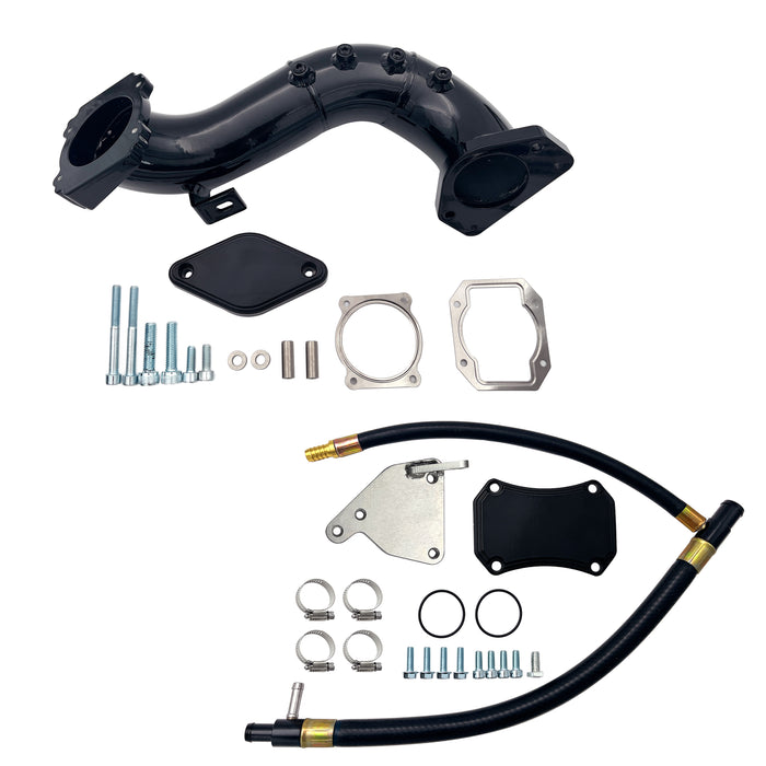 Seguler 2011-2015 6.6L GMC Chevrolet Duramax LML Diesel Intake Elbow Bridge & EGR Valve Cooler Delete Kit