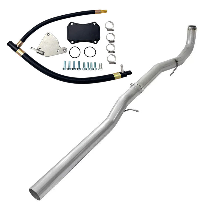 Seguler 2011-2015 6.6L GMC Chevy Duramax Diesel LML 4" DPF & CAT Delete Pipe & EGR Valve Cooler Delete Kit