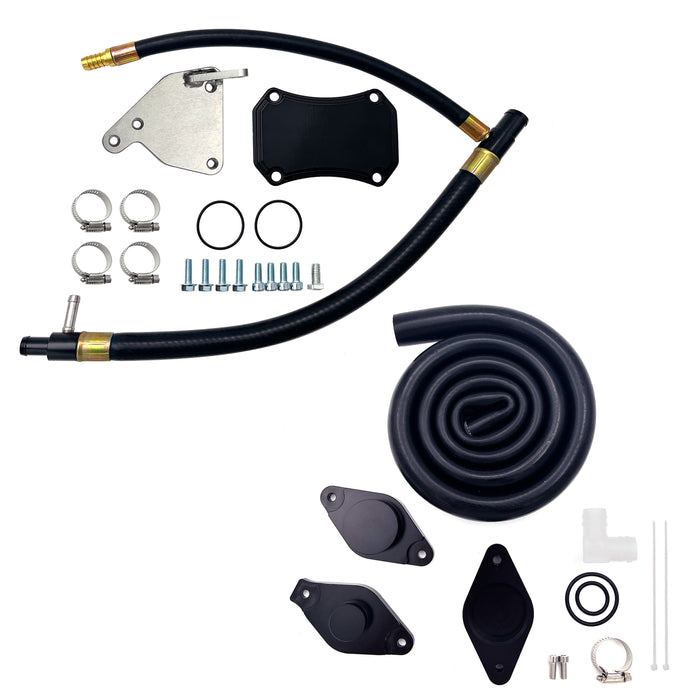 Seguler 5” DP-Back DPF delete Pipe & EGR Cooler Delete Kit for 2015.5-2016 LML 6.6L Duramax