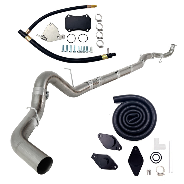 Seguler 5” DP-Back DPF delete Pipe & EGR Cooler Delete Kit for 2015.5-2016 LML 6.6L Duramax