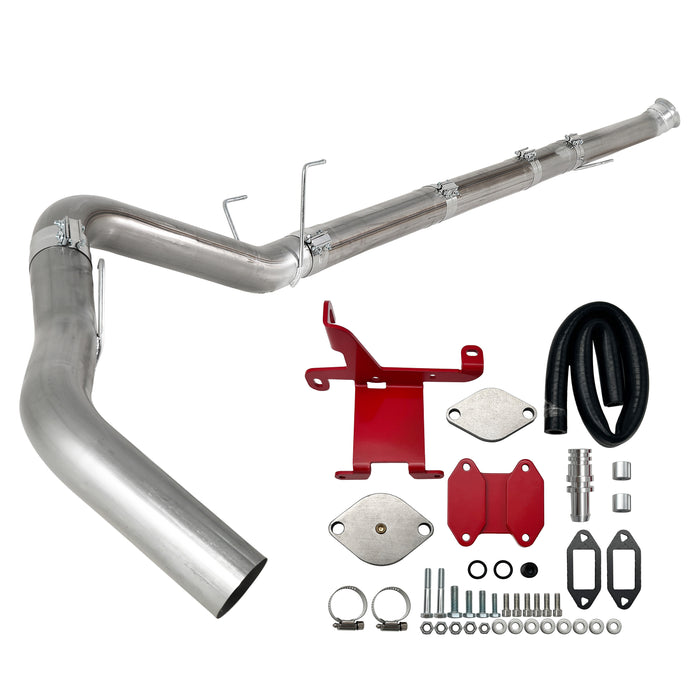 Seguler 4"/5" DPF Delete Dp-Back pipe & EGR Delete Kit for 2019-2022 6.7L Ram