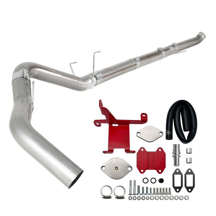 Seguler 4"/5" DPF Delete Dp-Back pipe & EGR Delete Kit for 2019-2022 6.7L Ram