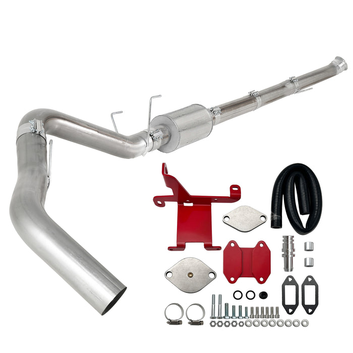 Seguler 4"/5" DPF Delete Dp-Back pipe & EGR Delete Kit for 2019-2022 6.7L Ram