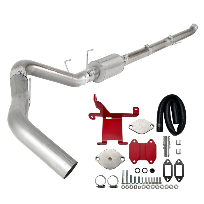 Seguler 4"/5" DPF Delete Dp-Back pipe & EGR Delete Kit for 2019-2022 6.7L Ram