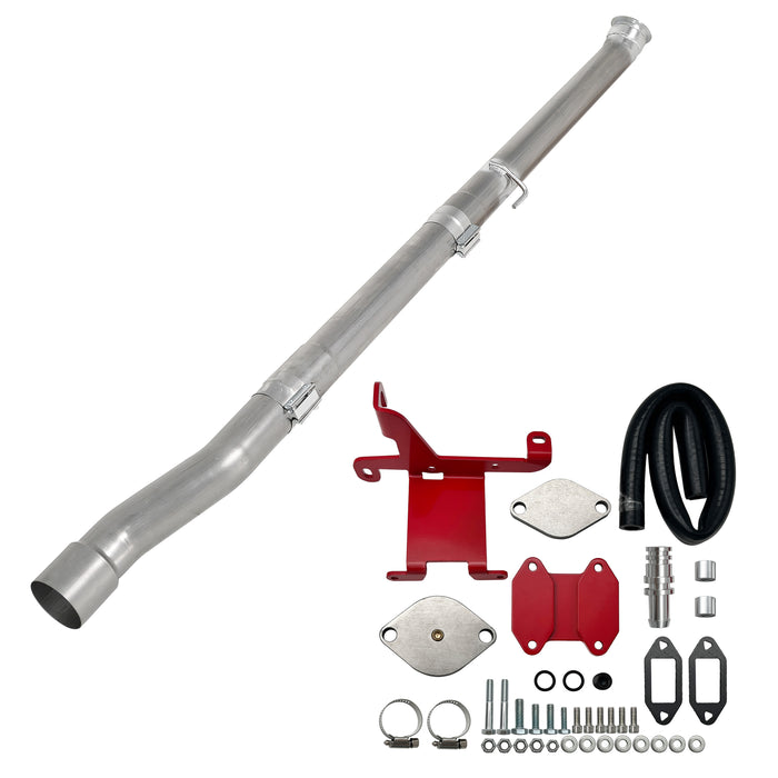 Seguler 4"/5" DPF Delete Dp-Back pipe & EGR Delete Kit for 2019-2022 6.7L Ram