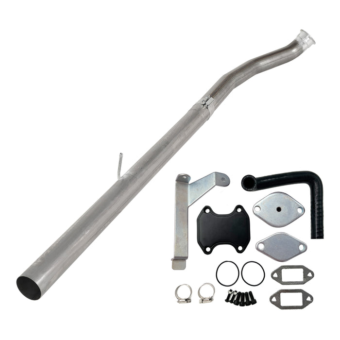 Seguler 2007.5-2009 6.7L RAM Cummins 4" DPF Delete Race Pipe & EGR Delete kit