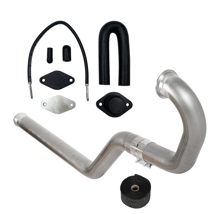 Seguler 3" Turbo Back DPF Delete Pipe & EGR Delete kit for 2020-2022 3.0L LM2 Duramax