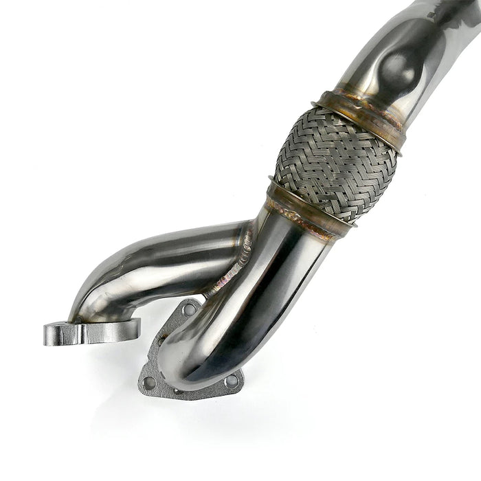 Seguler 2008-2010 6.4L Ford F250 F350 F450 F550 Powerstroke Diesel Heavy Duty Polished Exhaust Up-Pipe