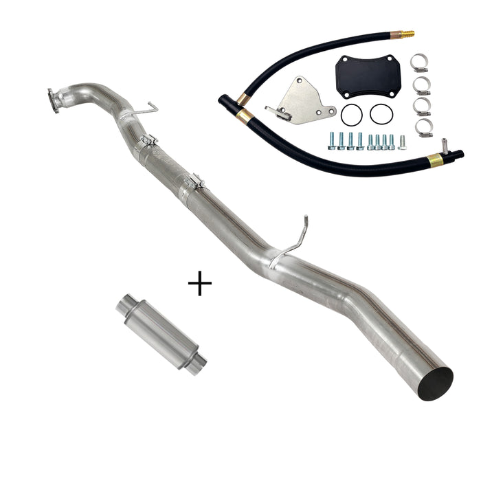 Seguler 4"/5" DP-Back DPF/EGR Delete kit for 2011-2016 6.6L Duramax LML