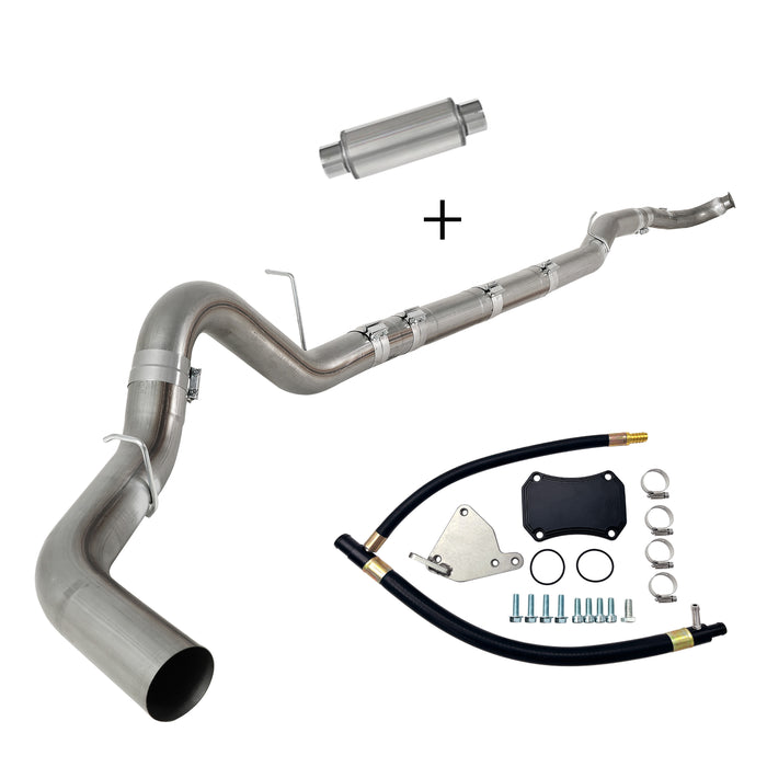 Seguler 4"/5" DP-Back DPF/EGR Delete kit for 2011-2016 6.6L Duramax LML