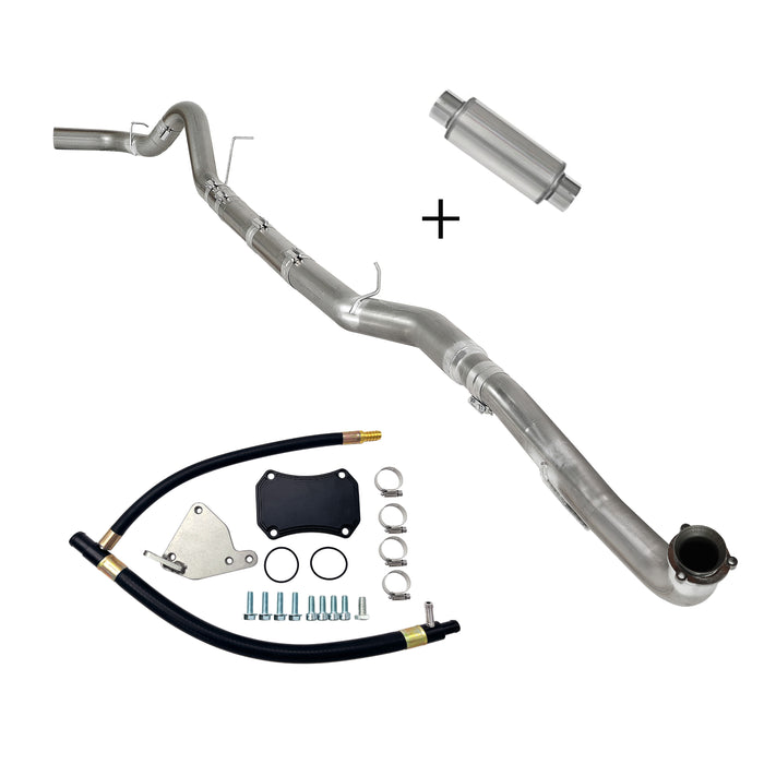 Seguler 4"/5" DP-Back DPF/EGR Delete kit for 2011-2016 6.6L Duramax LML